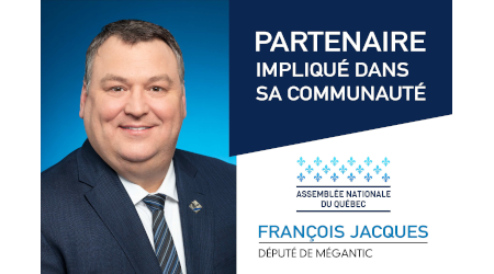 Logo Francois Jacques député Mégantic